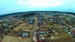 Кормовище с высоты птичьего полета, конец апреля