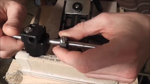 Заточка ножа после изготовления.