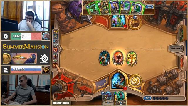 Hearthstone Summer Mansion - Pavel vs Matt смотреть онлайн