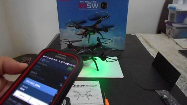 Nuestro "Surveyor": Cuadricóptero Syma X5SW смотреть онлайн