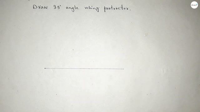 How to draw 35 degree angle using protractor.Construct 35 degree angle using protractor.Shsirclasse смотреть онлайн