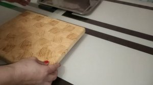 Торцевая Разделочная Доска с Гастроёмкостью на нашей кухне