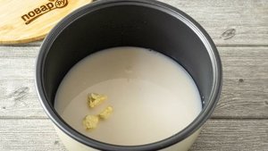 Пшенная каша с яблоком в мультиварке