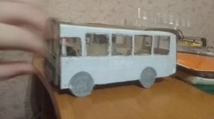 автобус паз 3206 110 70 из бумаги и картона