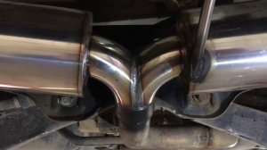 Тюнинг глушителя на VW Tiguan 2.0 TDI downpipe + Раздвоенный выхлоп