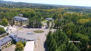 Город Цхалтубо - обзор с высоты птичьего полета