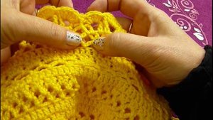 Панама детская крючком.Beanie baby crochet