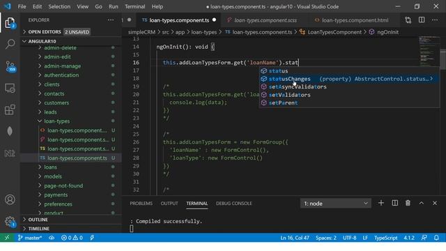 Angular 10 Tutorial #68 - Reactive Forms State Changes | Angular 10 Tutorial For Beginners