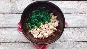 Салат Наполи с фасолью