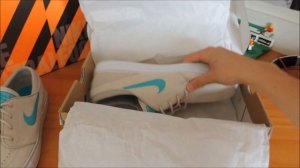 Unboxing Nike Stefan Janoski Clear Jade/Birch - Nikon Coolpix P510 Macro Test