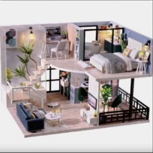 Набор для кукольного домика Cutebee «сделай сам», деревянные миниатюрные кукольные домики