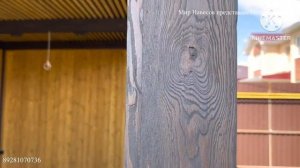 Деревянная беседка  в стиле Хай-Тек компании  ...Мир Навесов... в Ростове на Дону