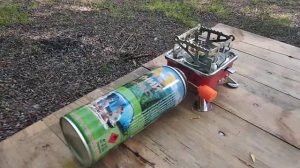 Портативная туристическая газовая горелка