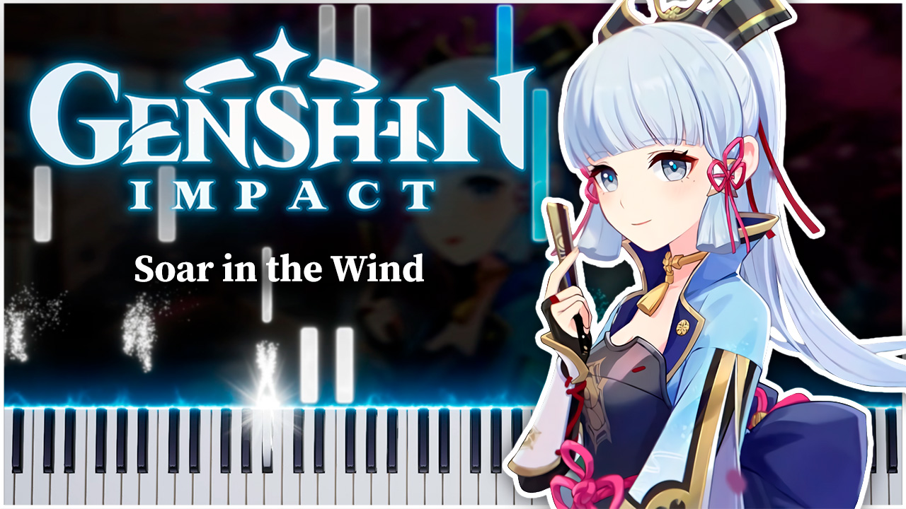 Soar in the Wind (Genshin Impact) 【 НА ПИАНИНО 】