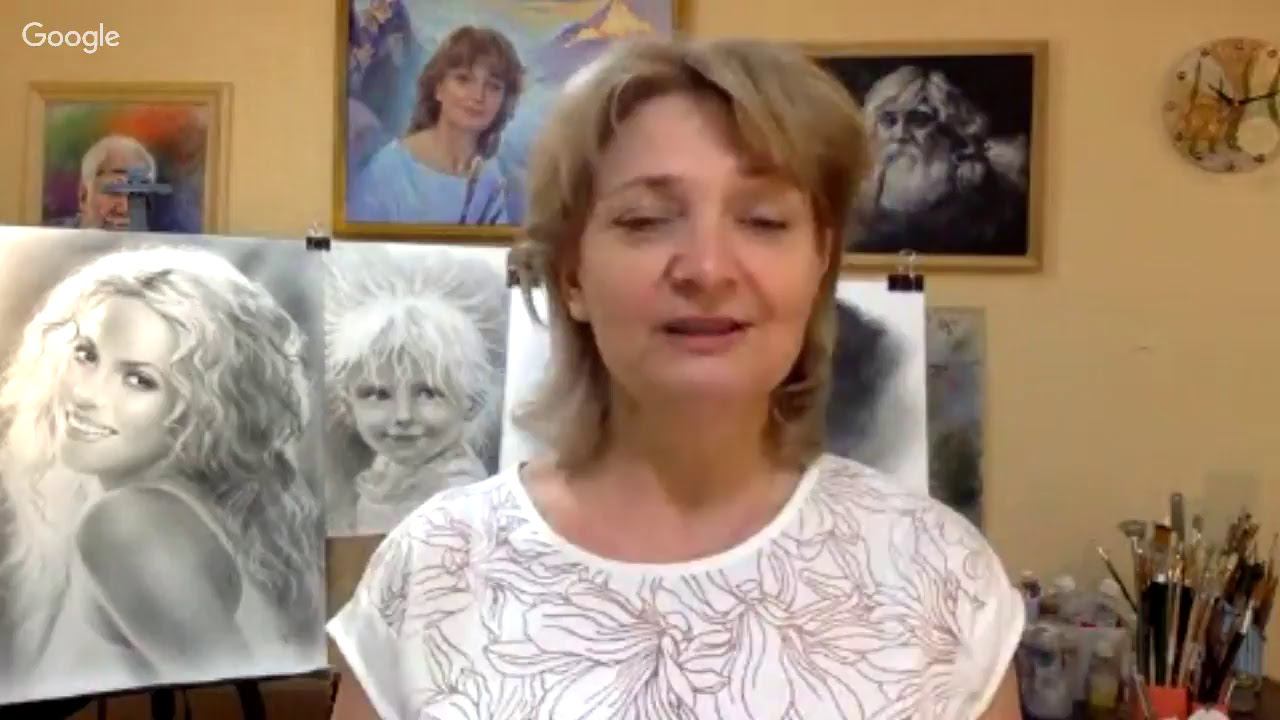 Шаги создания Портрета. Открытый онлайн МК смотреть онлайн