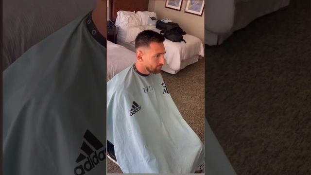 Messi ?? ✂️ #haircut #argentina #fifaworldcup #shortvideo #shortsfeed #shorts #youtubeshorts #2022