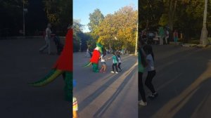 Чебурашка и крокодил Гена, ростовые куклы