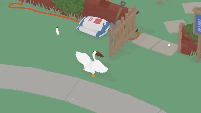 Я прохожу вредного гуся, но... С гусём на рабочем столе №1. Untitled Goose Game и GooseDesktop смотреть онлайн