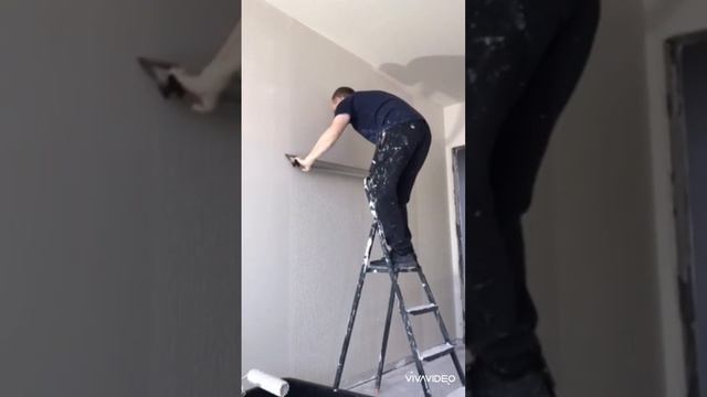 Шпаклёвка. Нанесение валиком.