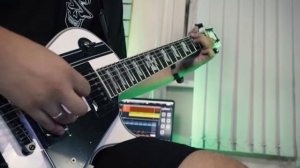 ESP LTD IRON CROSS SNOW WHITE