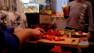 Поделка из фруктов и овощей ! Своими руками !