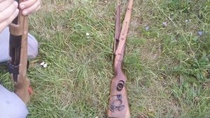 Ложа ВЗ-29 новодел бук и орех