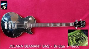 SAMICK GBRB PJ/B vs JOLANA DIAMANT BAS porównanie brzmienia  - nowe struny Ernie Ball Slinky 45-105