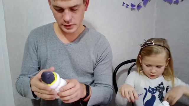 Снеговик из носка челлендж / Sofiichka смотреть онлайн