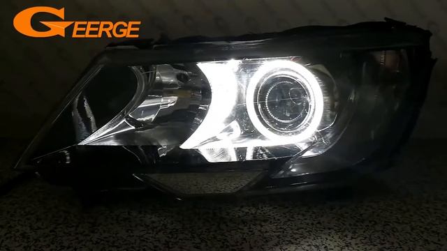 For SKODA SUPERB 2 II 3T FACELIFT 2013 2014 2015 Ultra bright SMD LED Angel Eyes halo rings смотреть онлайн