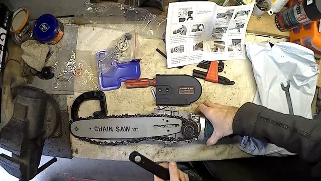 #насадка #deaf #болгарки #makita #цепнаяпила НАСАДКА для болгарки ушм цепная пила
