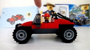 LEGO CITY POLICE 60172 Dirt Road Pursuit Распаковка Лего Сити Полиция