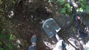 Тяжëлая Мелочь - половинки от Траков... Металлокоп в Лесу. Minelab go find 66