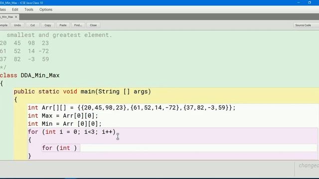 #80 ICSE-Computer Applications(Java):Find Greatest & Smallest elements from Double Dimensional Arra смотреть онлайн