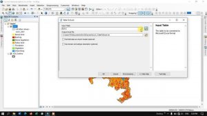 Convert GIS data to Excel | Export Attribute table to Excel