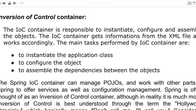MCS4EB3 Advanced Java Programming : Module 5 - Spring Framework : Part 3 - IoC container смотреть онлайн