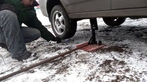 Самодельный домкрат!!!