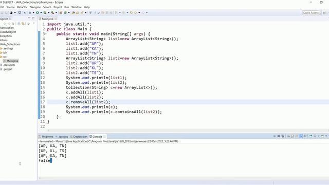 ArrayList in Collections Framework ¦Day-2 ¦ Telugu #bsktrending #fullstack #collection #java #telug