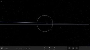 strange "yoyo" orbit in universe sandbox