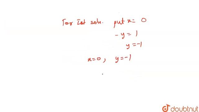 Write two solutions of the equation `2x-y=1`. смотреть онлайн