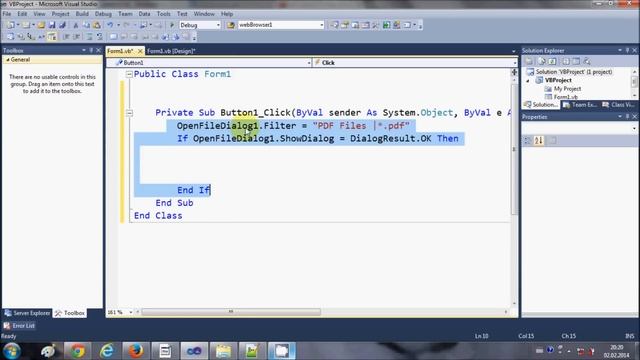 Visual Basic .NET Tutorial 25 - How to open and show a PDF file inside VB.NET Form смотреть онлайн
