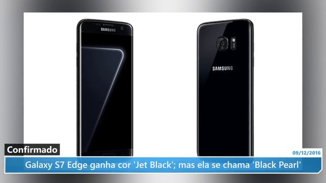 Galaxy S7 Edge ganha cor 'Jet Black'; mas ela se chama 'Black Pearl' - Drops смотреть онлайн