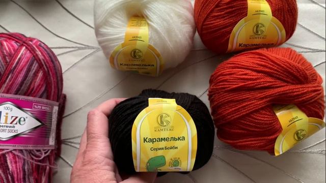 Обзор пряжи. Носочная. Детская. Для вязания игрушек.
