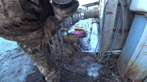 Починил ЖЕЛОНКУ. Желоню скважину и новоселье Джесси.