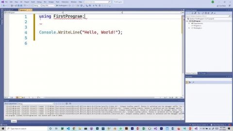 Visual Studio 2022 Console Application