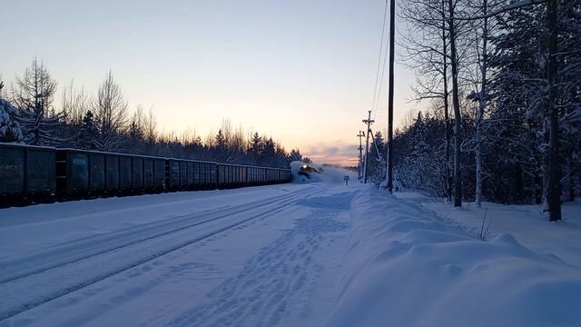 Путевая очистительная машина (ПОМ) смотреть онлайн