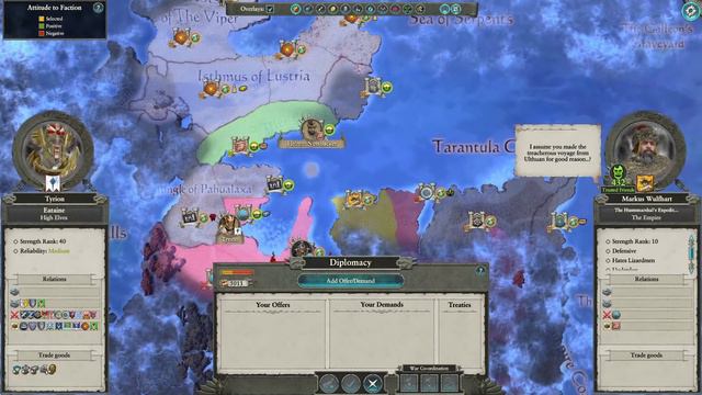 Unique Friendly Greetings towards High Elves. Total War Warhammer 2 смотреть онлайн