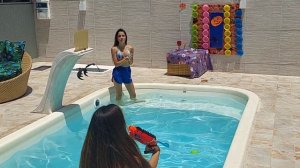 DESAFIO DO TIRO AO ALVO NO POP IT DE HALLOWEEN GIGANTE