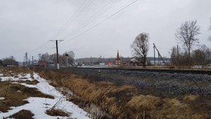 Тепловоз ТЭП70БС - 180 с фирменным пассажирским поездом "Текстильный край" Санкт-Петербург - Иванов