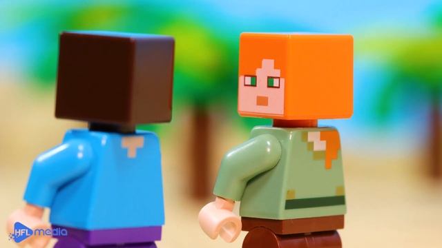 LEGO Minecraft SURVIVAL GAME - LEGO Minecraft Animation