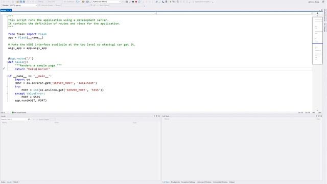 Web Application in Python using Visual Studio 2022 and Flask смотреть онлайн